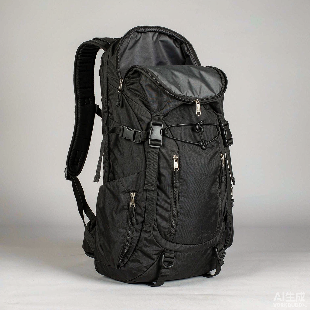 Premium Quality Hiking Backpack 40L Gold Stainless Steel Low MOQ Accepted